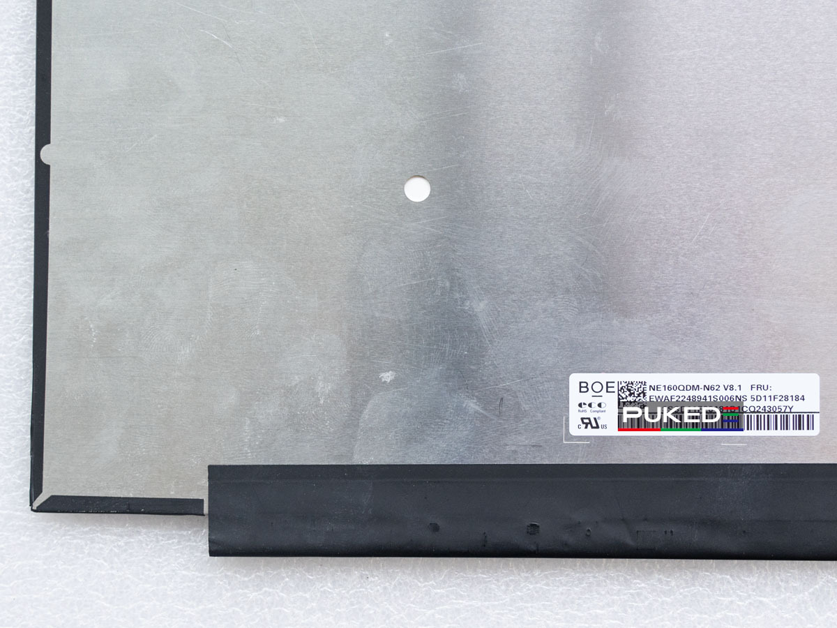 Schermo LCD 16" Per Lenovo Legion: 5D11L40981, 2560x1600, 40 Pin, Antiriflesso