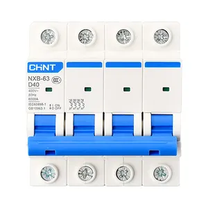 Bộ Ngắt Mạch Dòng CHINT NXB-63 Loại D MCB 1A 2A 3A 4A 6A 10A 16A 20A 25A 32A 40A 50 Amp 63a Giảm Giá Mạnh Công Tắc Không Khí Giá Thấp