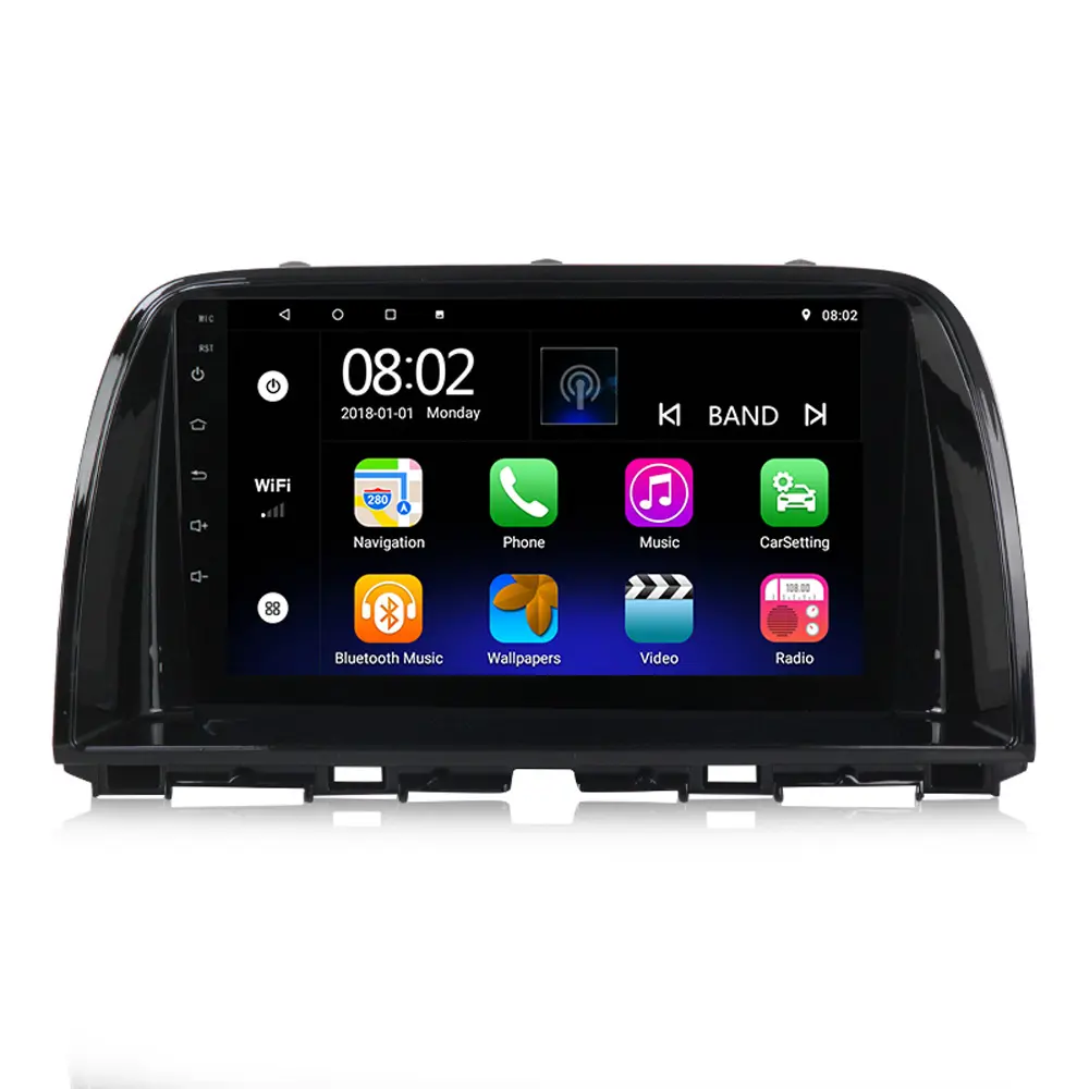 Kit multimídia automotivo para mazda cx5, 2012-2016, 9 polegadas, rádio, vídeo player, gps, navegação, android 10.0, 1g + 16g, wifi, bt am, fm