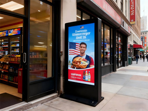 Wasserdichter Touchscreen-LCD-Kiosk für Werbedisplays, freistehend, digitale Beschilderung für den Außenbereich, Totem für den Außenbereich - Product Image 5