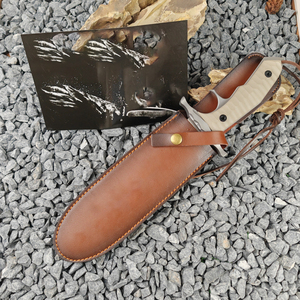 Couteau <span class=keywords><strong>Stallone</strong></span> Rambo 3 MK9 avec Manche G10 en Acier Inoxydable Haute Qualité pour Extérieur Multi-Fonctionnel, Bricolage, OEM Disponible - Product Image 2