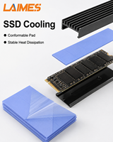 Plaquette en silicone thermiquement conductrice à faible compression pour le refroidissement des BMS, commande en gros