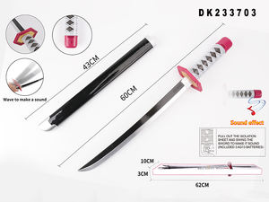 Épée De tueur De démons Anime japonais 60CM, jouet épée <span class=keywords><strong>Katana</strong></span> en plastique - Product Image 6