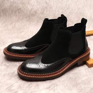 High-end Classic Cowhide Leather Fashionable Formal Party <b>Dress</b> for Men Slip-on Leather <b>Shoes</b> Lightweight and Anti-slip - Product Image 6