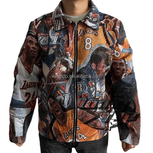 Nouveauté Veste de Tapisserie Personnalisée pour Hommes, Mode Streetwear de Haute Qualité, Blouson en Tapisserie Tissée, Vêtements pour Hommes - Product Image 6