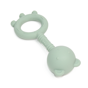 Oem Anneau de dentition écologique en silicone avec ourson Hochets en silicone pour bébé Jouets de 6 à 12 mois Hochets pour bébé Jouet souple unisexe - Product Image 4