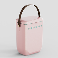 Nouveau design de mini glacière portable en plastique pour le camping OEM rigide isolé