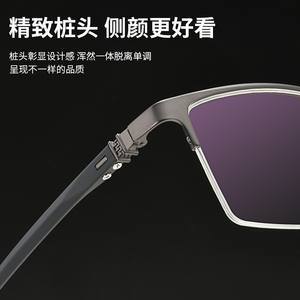 Montures de lunettes carrées en alliage à monture complète pour la vente en gros, avec protection anti-lumière bleue et anti-UV, pour adultes unisexe 34127 - Product Image 1