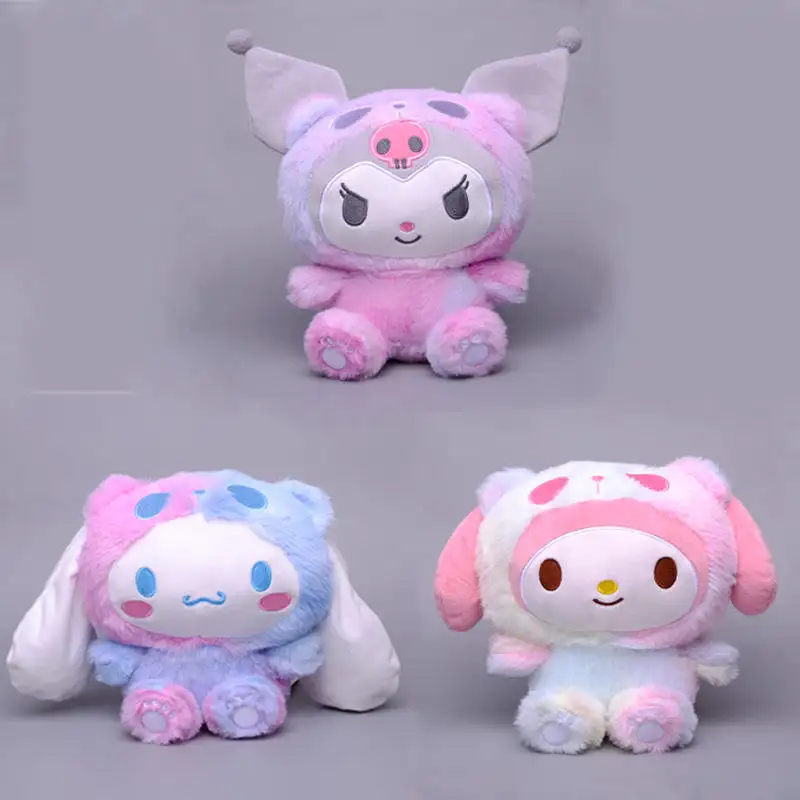 Vendite transfrontaliere di kuromi Sanrio family peluche Kuromi Melody doll Laurel dog doll