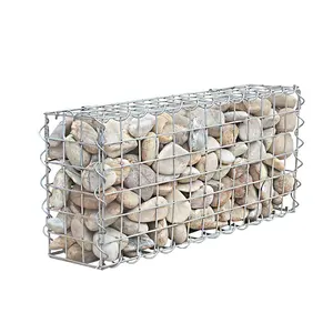 WDF prezzo di fabbrica zincato mater gabbione rete metallica ad alta resistenza raccogliere ghiaia costruire parete di pietra