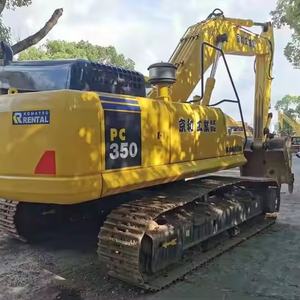เครื่องขุดอุปกรณ์เคลื่อนย้าย PC350ดิน Komatsu ใช้สำหรับญี่ปุ่น35ตัน - Product Image 2
