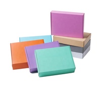 Boîte de courrier en carton ondulé rigide avec Logo imprimé, boîte de courrier pour tissu pliable et rigide