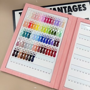 Expositor de Cuero Magnético Desmontable de Doble Apertura para Esmaltes de Uñas, Tarjeta de Muestras de Gel Polish de 120 Colores para Salón - Product Image 6