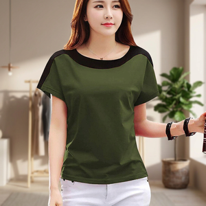 Wholesale Very Cheap <b>Women</b> T-shirt <b>Tops</b> Casual Short Sleeve Tee Shirt - Product Image 3