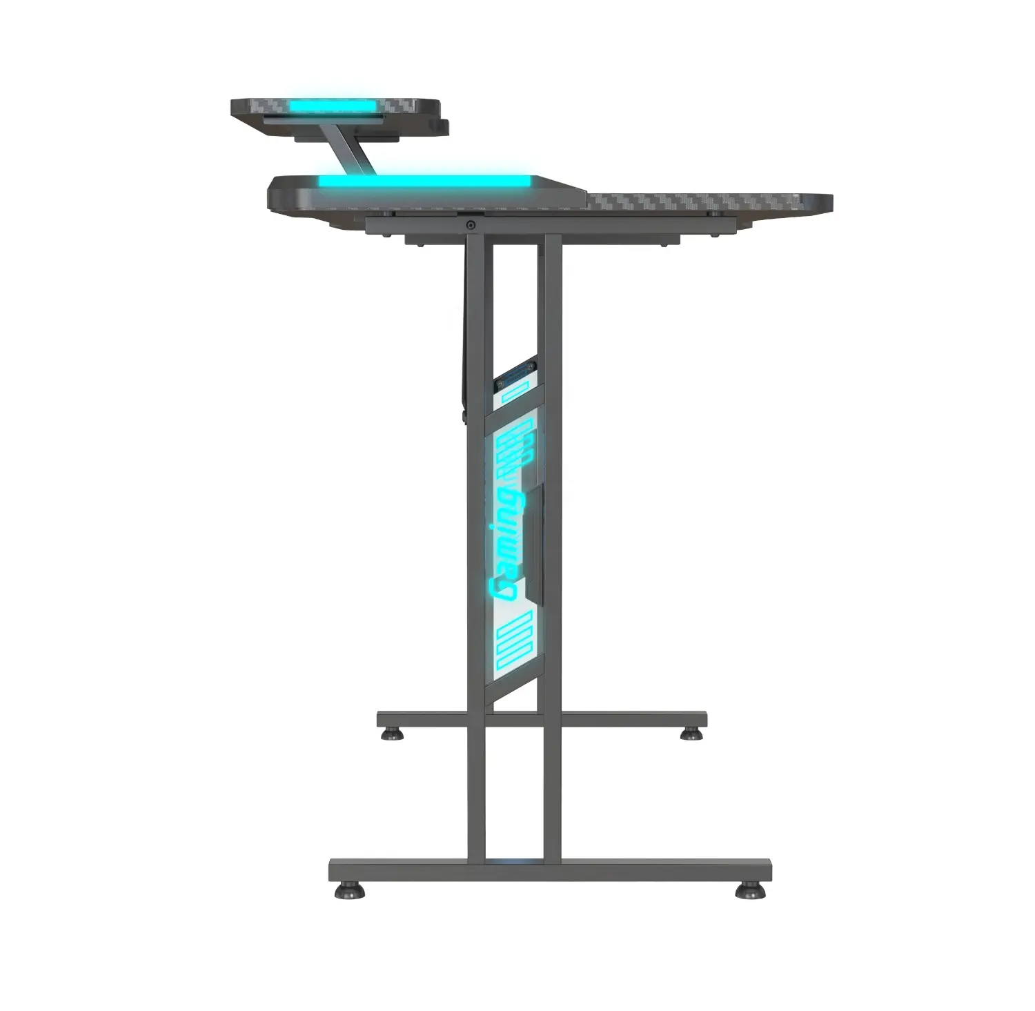 V-mounts ErgoFusion Moderno Preto Ajustável PC Gaming Desk Móveis de Escritório Ferro Casa Escola Mesa Perna Acrílico Board