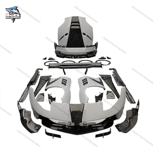 ชุดบอดี้คาร์บอนไฟเบอร์สไตล์ M สำหรับกระโปรงเฟอร์รารีฝากระโปรง<span class=keywords><strong>812</strong></span>กันชนหน้าขอบหลังชุดบอดี้กันชน - Product Image 1