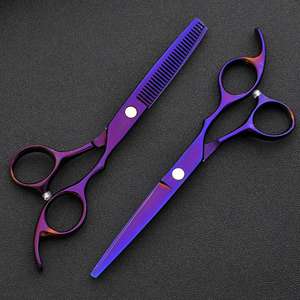 2pcs <span class=keywords><strong>Forbici</strong></span> Dei Capelli per Parrucchieri Barber Shop Forniture di Titanio Professionale dei capelli di taglio <span class=keywords><strong>forbici</strong></span> set - Product Image 3