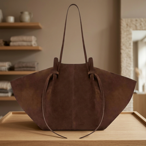 Pochette en cuir véritable léger et écologique BS International avec fermeture éclair, étanche, antivol, sac à main décontracté et tendance - Product Image 2