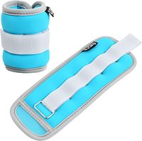 Poids de cheville personnalisés en tissu pour femmes, hommes et enfants avec sangles réglables pour la physiothérapie, la course à pied, la marche, le fitness et la gym