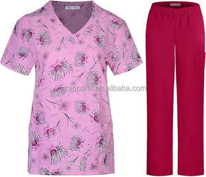 प्री-सेल शैली नर्सिंग स्क्रैब सूट प्लस आकार महिलाओं के लिए समान सेट - Product Image 3