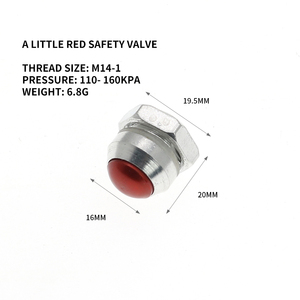 Un poco de válvula de seguridad roja/amarilla/blanca Válvulas de <span class=keywords><strong>olla</strong></span> <span class=keywords><strong>a</strong></span> presión - Product Image 1