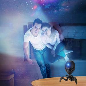 Projecteur LED Galaxies Étoilées Alien, Projecteur Nébuleuse Spatiale à Chargement USB, Banque d'alimentation, Veilleuse Ciel Étoilé pour Décoration Maison et Chambre - Product Image 5