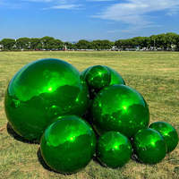 Boule miroir gonflable géante irisée suspendue, publicité flottante, ballon miroir en PVC