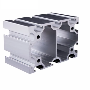 <span class=keywords><strong>Profil</strong></span>é en aluminium d'extrusion personnalisé 4040 4080 8080 <span class=keywords><strong>Profil</strong></span>é en aluminium à fente en V et à fente en T avec service de coupe - Product Image 3