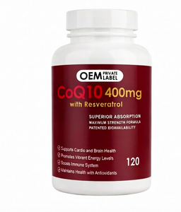 Capsules de Coenzyme Q10 à absorption élevée, complément CoQ10 pour la santé cardiaque, la production d'énergie et le soutien antioxydant - Product Image 1