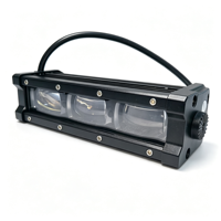 Barre lumineuse de travail LED 240W à lentille 6D, 8 à 53 pouces, phare auxiliaire de conduite, nouveau, IP68, 6000K, pour voitures 4x4, camions, chariots élévateurs tout-terrain