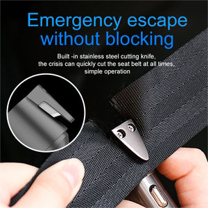 Chargeur de voiture multifonction 36W A + C port Metal avec coupe-ceinture et marteau de fenêtre pour situation d'urgence - Product Image 4