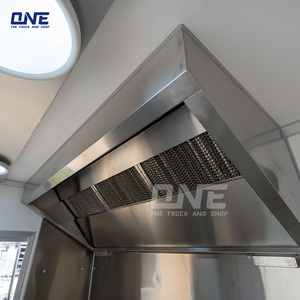 รถขายอาหารเคลื่อนที่ DOT Catering Trailer รถพ่วงขนาดเล็กทรงสี่เหลี่ยม ทำจากไฟเบอร์กลาสและอะลูมิเนียม สำหรับขายอาหารว่าง - Product Image 5