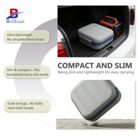 Kotak Kemasan Aksesoris Digital Motif Bergelombang EVA, Tempat Charger, Kabel Data, Headset Bluetooth, Kotak Penyimpanan Hard Disk Mobile