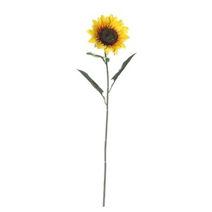 Greenway Artificial <b>Sunflower</b> 60Cm Yellow Single Piece Home Decor Wedding Prop - Product Image 1