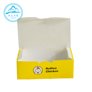 Bán Buôn Sinh Thái Thân Thiện Pháp Khoai Tây Chiên Gà Bao Bì Giấy Kraft Đưa Ra Container Dùng Một Lần <span class=keywords><strong>KFC</strong></span> Takeaway Thức Ăn Nhanh Hộp - Product Image 3