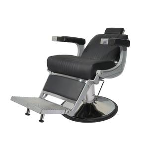 Chaise de <span class=keywords><strong>Barbier</strong></span> Takara <span class=keywords><strong>Belmont</strong></span> en Cuir Noir et Métal, Design Classique, Mobilier de Salon, Fauteuil de Coiffure Negro – Offre Spéciale - Product Image 2
