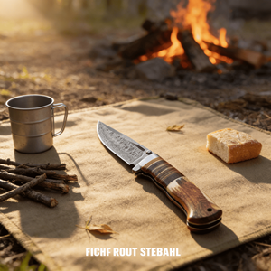 Couteaux <span class=keywords><strong>de</strong></span> chasse à lame fixe en acier Damas <span class=keywords><strong>de</strong></span> haute qualité, fabrication directe d'usine, vente en gros, personnalisés, OEM ODM, pointe tombante - Product Image 6