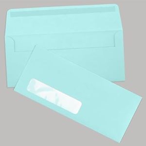 Enveloppes personnalisées à fenêtre #10 enveloppes auto-scellantes enveloppe d'emballage pour les factures à en-tête d'affaires de bureau - Product Image 4