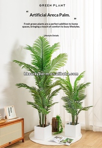 Grand palmier artificiel Areca en pot, Dypsis Lutescens, plante artificielle nordique pour la décoration de la maison et du bureau - Product Image 5
