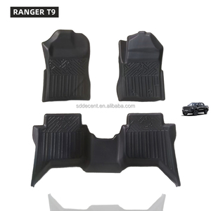 Alfombrilla para Piso de Auto con Superficie Antideslizante y Duradera para Ford Ranger T9, Protección Impermeable, Accesorios Originales de Fábrica - Product Image 1