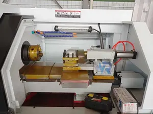 مخرطة ذات نوعية جيدة من المصنع مباشرة cnc ck6130 آلة قطع مخرطة ذات عجلات معدنية cnc