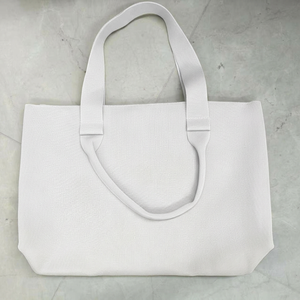 Bolsos de Playa de Moda para Mujer, Bolso de Mano de Ganchillo con Lazo Coqueto, Bolso Tote Tejido, Bolso de Hombro Jacquard Portátil - Product Image 4