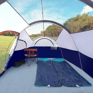 Tente de camping familiale Oem Entai pour 8 personnes, deux chambres, double couche, résistante aux intempéries, quatre saisons, sac de transport portable - Product Image 2