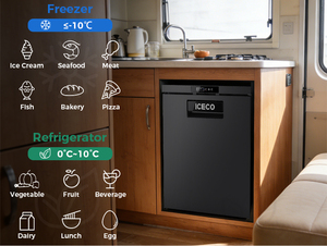 Refrigerador de compresor para caravana de 65L, silencioso, empotrado, para autocaravana, camping - Product Image 4