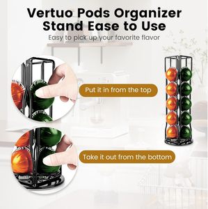 Support de rangement pour capsules de café <span class=keywords><strong>Nespresso</strong></span> en gros, présentoir pour capsules de café, rangement pour capsules dans le garde-manger - Product Image 5