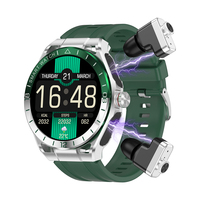 TKYUAN Cross-Border T95E Smartwatch mit TWS-Kopfhörern 2-in-1 zum Telefonieren Sportuhr IPS-Display Silikonarmband Smartwatch