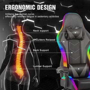 <span class=keywords><strong>Silla</strong></span> reclinable de cuero para ordenador de carreras PC multifunción a buen precio, <span class=keywords><strong>silla</strong></span> Led <span class=keywords><strong>barata</strong></span> para juegos con reposapiés <span class=keywords><strong>y</strong></span> masaje - Product Image 5