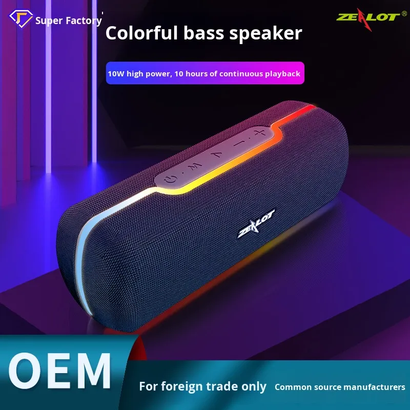 ZEALOT S55 Portable for Bluetooth Speaker Wireless RGB LED Lighting Battery-Powered Hot-Selling for Home & Outdoor Use · image 2