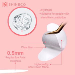 Adesivo de auto-adesivo, adesivo, rosa, fosco, oem, gel de colágeno, sob os olhos, almofadas, remendo de extensão de cílios com logotipo - Product Image 2