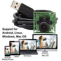 Módulo de cámara VGA USB de 0.3MP 640x480 60FPS 32x32mm 26x26mm cámara de video USB